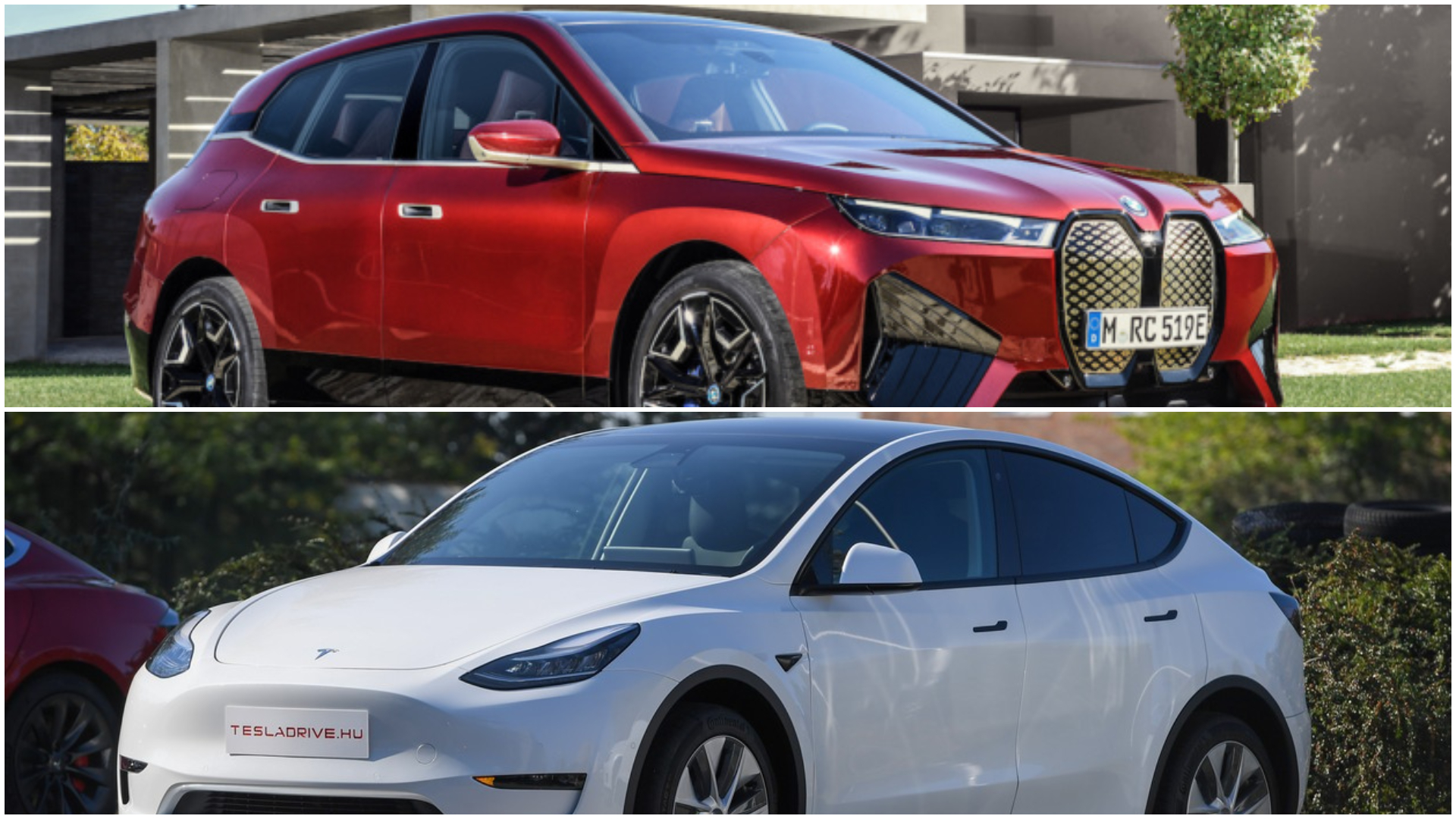 Photo Comparison: BMW IX Vs Tesla Model Y | Vlr.eng.br