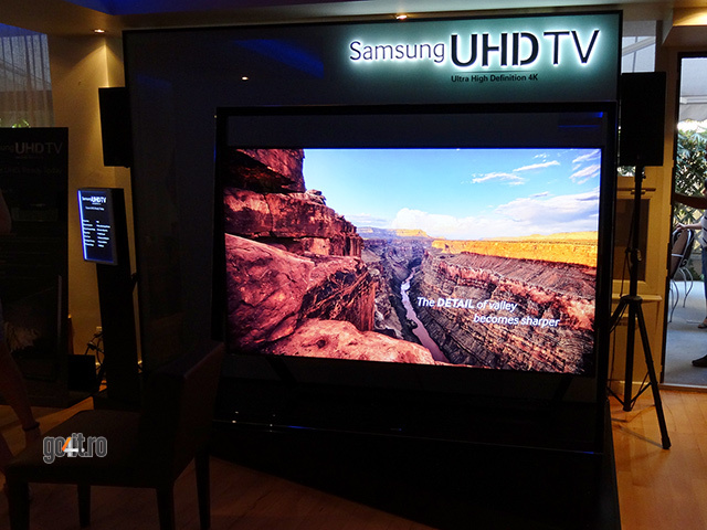 Televizoarele Samsung cu rezoluţie 4K sunt disponibile şi în ţara noastră